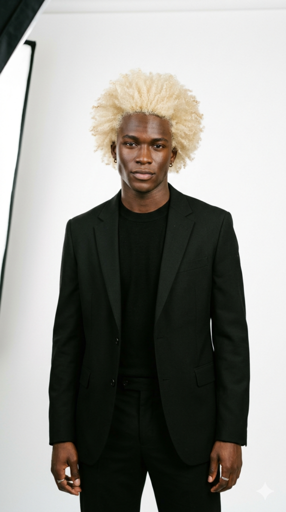 13 Black Men with Blonde Hair Ideas