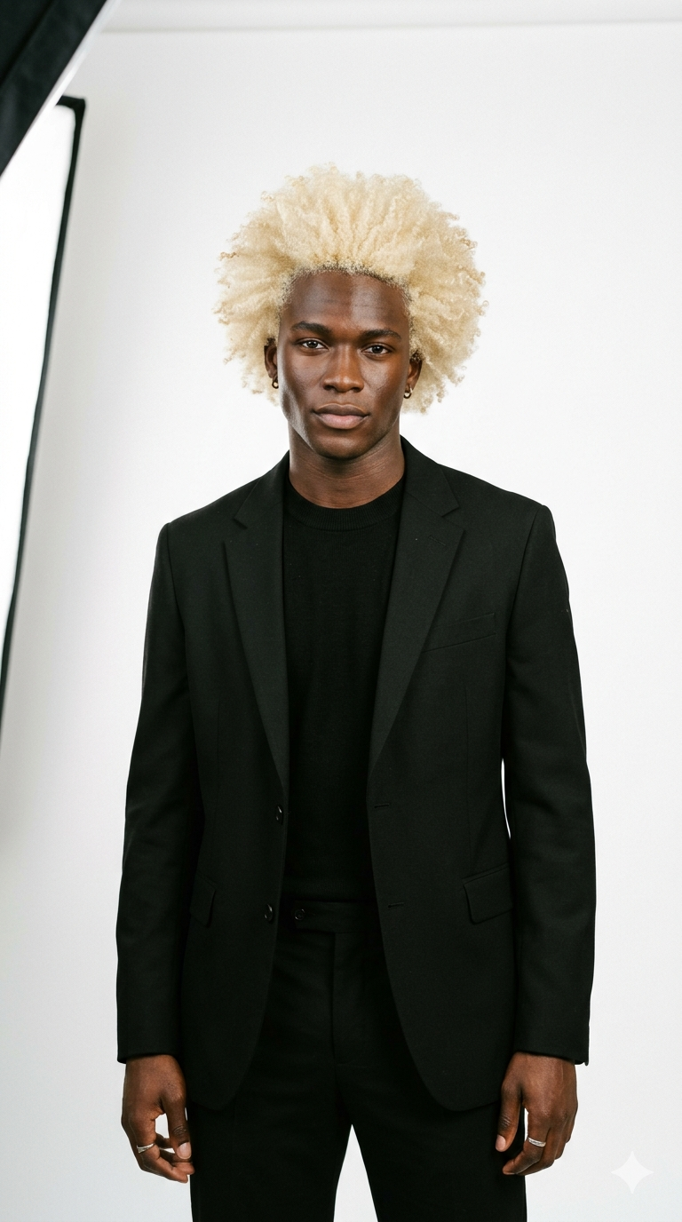 13 Black Men with Blonde Hair Ideas
