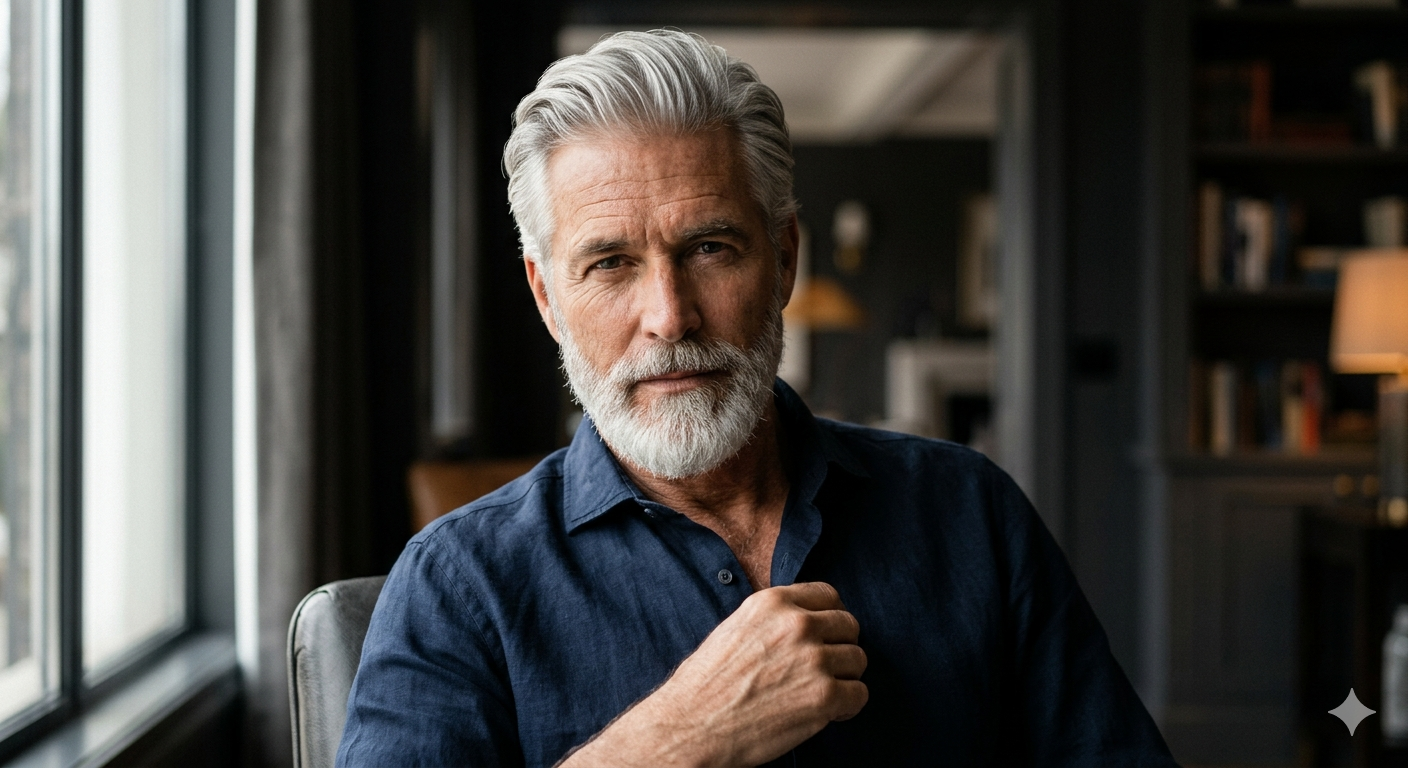 14 Gray Hair Styles for Men