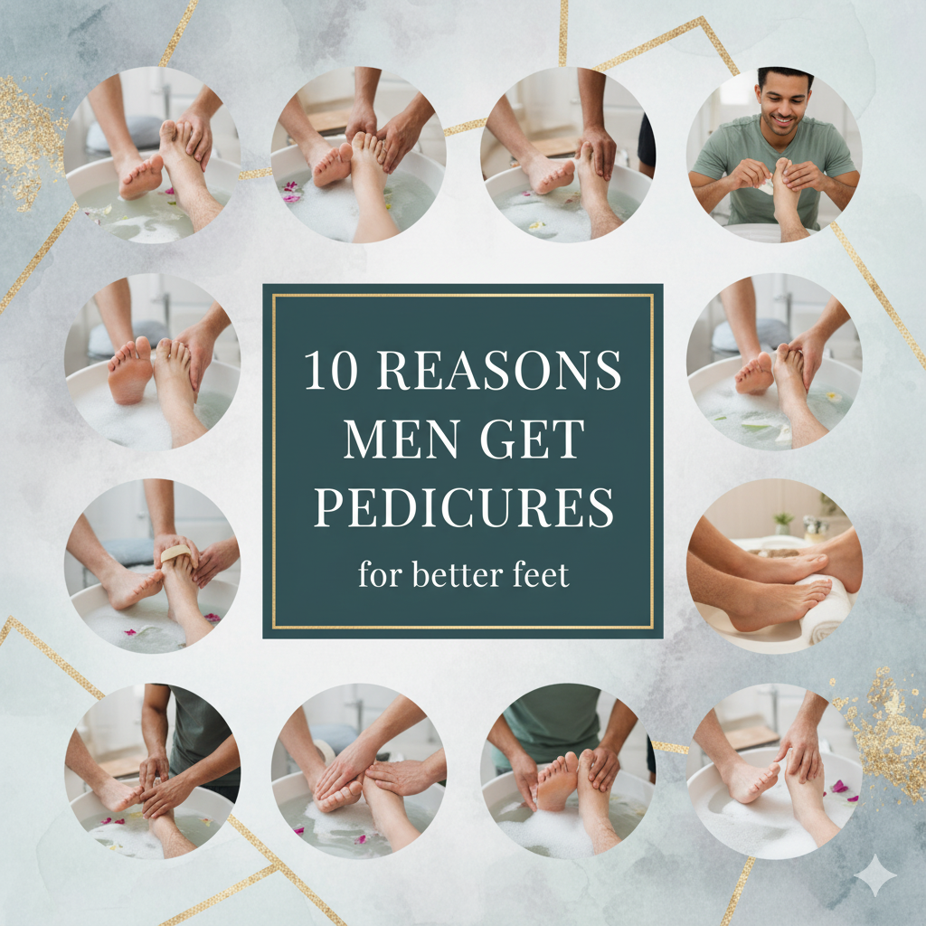 10 Reasons Men Get Pedicures for better feet
