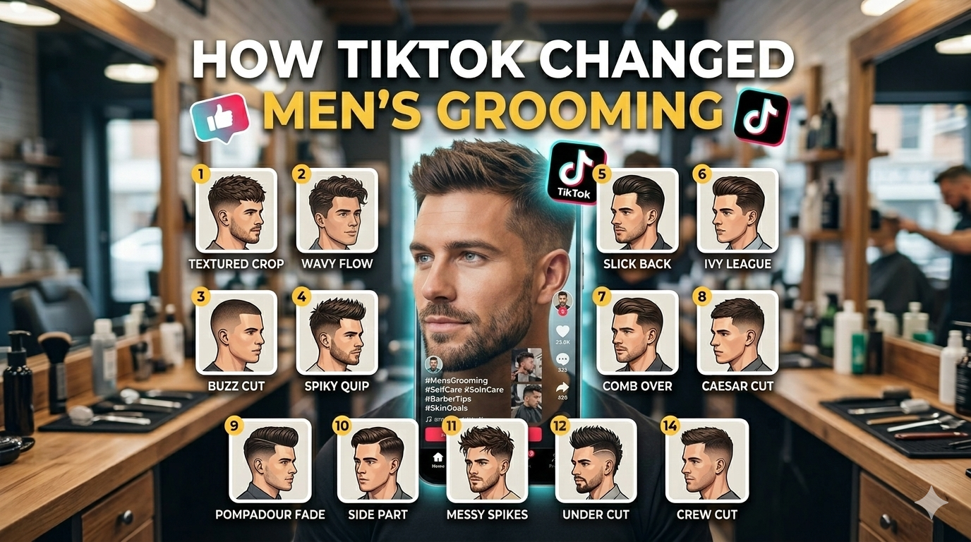 How TikTok Changed Men's Grooming