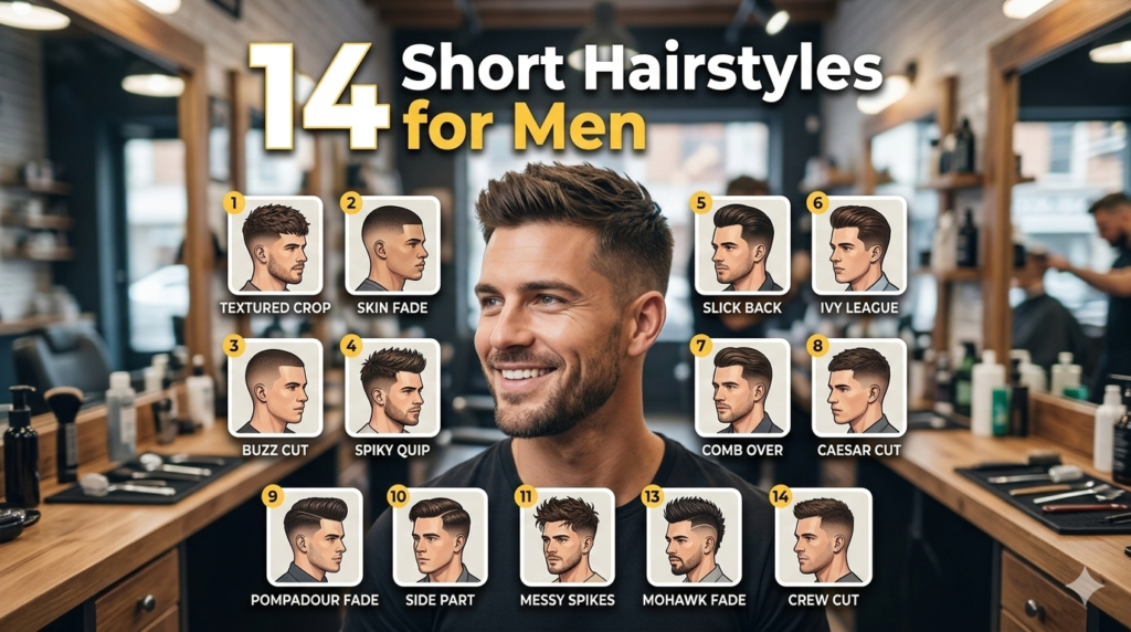 14 Short Hairstyles for Men
