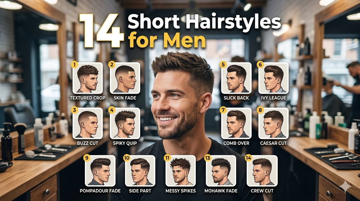 14 Short Hairstyles for Men