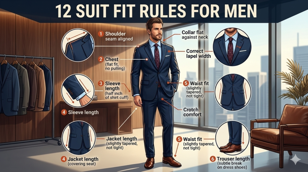 12 Suit Fit Rules for Men